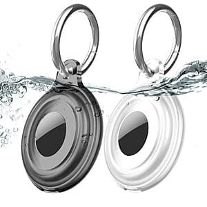MOZOTER IPX8 Waterproof AirTag Keychain Holders: 4-Pack $5, 2-Pack $3
