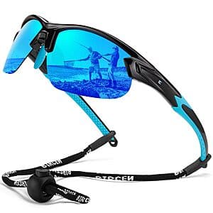 Bircen sport cycling sunglasses available in multiple styles and colors with UV protection lenses.