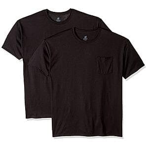 2-Pack Hanes Men's Workwear Short Sleeve Tee (Various Colors) $10.94 + Free Shipping w/ Prime or on $35+