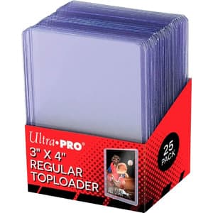 25 Pack Ultra PRO Toploader 3" x 4" Card Sleeves $4 + Free Shipping