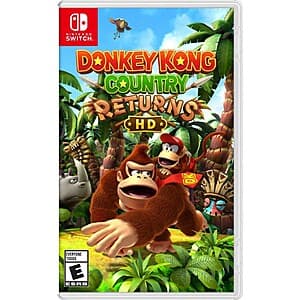 Nintendo Switch Games: Donkey Kong Country Returns HD from $30 each & More + Free Store Pickup
