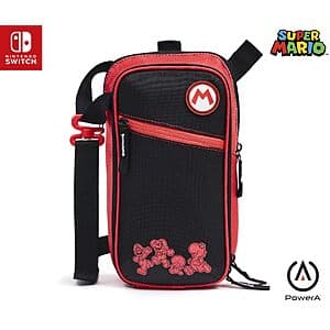 PowerA Crossbody Bag for Nintendo Switch Systems (Mario & Friends) $10.95
