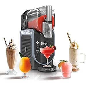 Blue Ninja SLUSHi frozen drink machine with 88-ounce capacity and RapidChill technology.