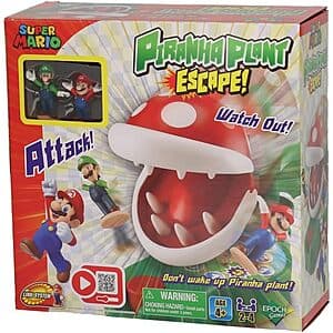 Epoch Games Super Mario Piranha Plant Escape Tabletop Game $10