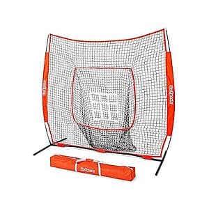 GoSports 7' x 7' Baseball Practice Hitting & Pitching Net with Bow Type Frame $20 + Free Shipping w/ Prime