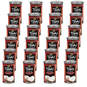 24-Pack 5.46oz. Thai Kitchen Canned Coconut Milk (Unsweetened) $8.10 w/ Subscribe & Save