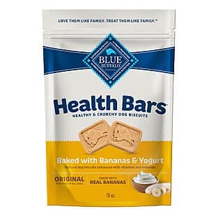 16-Ounce Buffalo Health Bars Crunchy Oven-Baked Dog Biscuits (Bananas & Yogurt) $3.50 w/ S&S