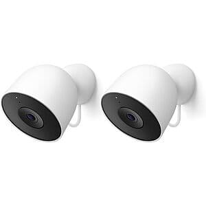 Used - Like New: 2-Pk Google Nest Cam Outdoor 2K Security Camera (Wired, Gen 2) $138.10 + Free S&H