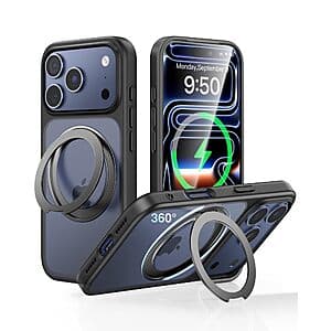 SMARTDEVIL MagSafe 360° Rotatable Magnetic Stand Case for iPhone 17 Pro / Max $6