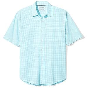 Amazon Essentials Men's Regular-Fit Short-Sleeve Poplin Shirt (Limited Sizes & Colors) $7.15