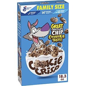 Select Accts: 18.3oz Cookie Crisp Breakfast Cereal $2.65 w/ Subscribe & Save