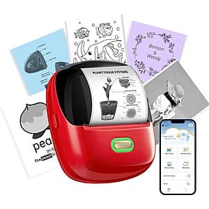 ORGSTA Inkless Thermal Sticker Printer $10
