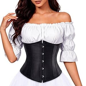 Zhitunemi Women's Renaissance Underbust Corset Top (2 colors) $10