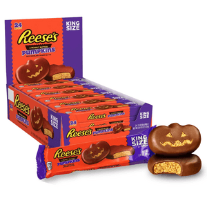 24-Ct 2.4-Oz Reese's Pumpkins King Size (White or Milk Chocolate) $20 + Free Shipping