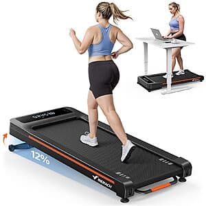 MERACH NovaWalk W50 TrekPad w/ 12% Auto Incline $198 + Free S&H