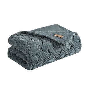 50" x 70" Koolaburra by UGG Crystelle Faux Fur Throw Blanket (2 Colors) $15 + Free Store Pickup
