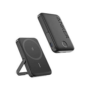 2-Pack Anker MagGo 5000mAh Magnetic Wireless Portable Power Bank w/ Kickstand $25 + Free S&H w/ Amazon Prime