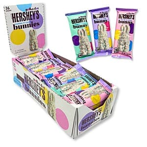 36-Pack 1.2-Oz Hershey's Polka Dot Cookies & Creme Chocolate Easter Bunnies $23 or Less + Free Shipping