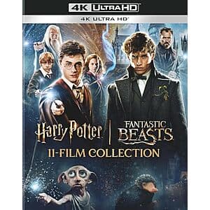 Harry Potter and Fantastic Beasts 11-Film Collection (4K Ultra HD Blu-ray) $89.50 + Free S&H