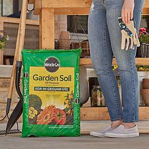Miracle-Gro All Purpose Garden Soil For In-Ground Use (0.75 cu. ft.) $2 + Free Pickup