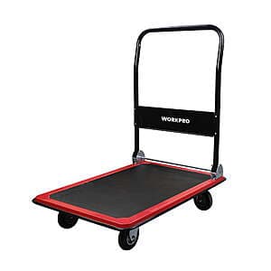 WORKPRO Heavy Duty Folding Steel Platform Hand Truck (440-lb Capacity) $36.60 + Free Shipping