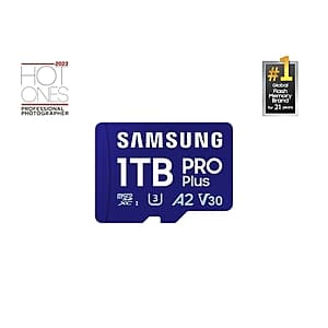 1TB SAMSUNG PRO Plus microSDXC Memory Card with SD Adapter $80 or Less + Free Shipping