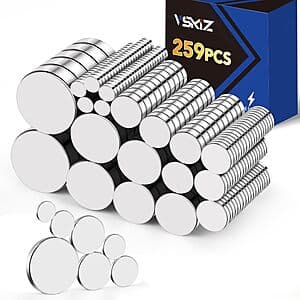 Small Round Magnets Set: 259-pc (7 sizes) or 500-pc (5 sizes) $9 each