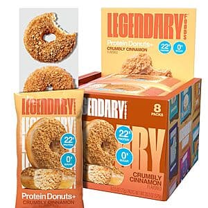 Select Accounts: 8-pk 2-ct Legendary Foods Protein Donuts (Various) $15 w/ Subscribe & Save