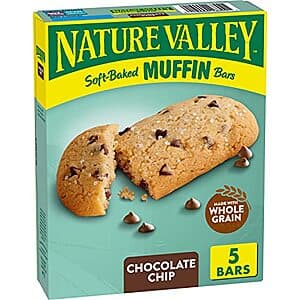 6.2-oz Nature Valley Soft-Baked Muffin Bars (Chocolate Chip) 2 for $3.60 w/ Subscribe & Save