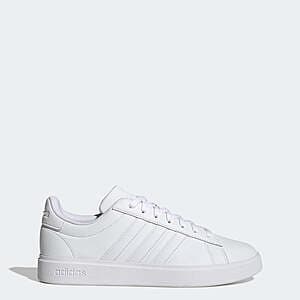 adidas Men's Grand Court Cloudfoam Comfort Shoes (Cloud White / Ecru Tint) $21 + Free Shipping