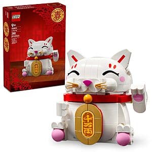 280-Pc LEGO Lucky Cat Building Toy $18