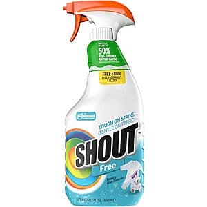Select Accounts: 22-Oz Shout Free Laundry Stain Remover Spray $2.60 w/ S&S