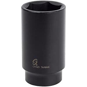 Sunex Tools 1/2" Drive 1-1/16" Deep Impact Socket $6.50