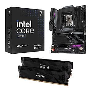 Intel Core Ultra 7 270K Plus + Gigabyte Z890 Aorus Elite + 32GB Crucial Pro DDR5 $600 + Free Pickup