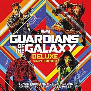 Guardians of the Galaxy Deluxe Edition vinyl record in standard LP format.