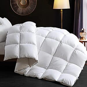 Prime Members: Ubauba King Size Goose Down Duvet Insert w/ 100% Cotton Shell $29.65 & More + Free S&H
