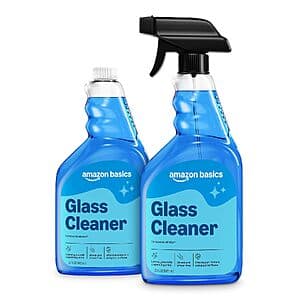 Prime Members: 2-Pk 32-Oz Amazon Basics Streak-Free Glass Cleaner $3.95 w/ S&S