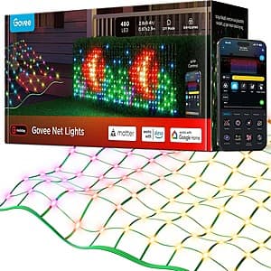 Prime Members: Govee Outdoor Smart Net Lights: 2.8' x 9.4' $90, 2.8' x 4.7' $50 & More + Free Shipping