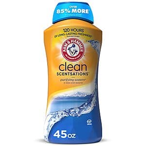 45-Oz Arm & Hammer Clean Scentsations In-Wash Scent Booster (Purifying Waters) $5.55 w/ Subscribe & Save