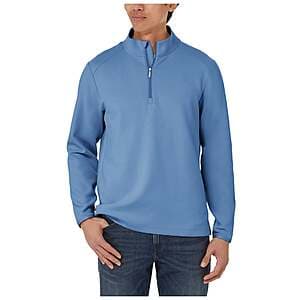Costco Members: Men's Kirkland Signature Half Zip Sweatshirt (various colors) $15 & More + Free S/H