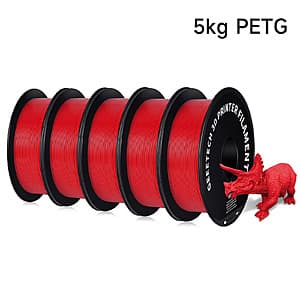 5-Pack 1kg Geeetech PETG 1.75mm Filament for FDM 3D Printers (Various) $30.45 + Free Shipping
