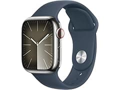 Apple Watch Series 9 41mm GPS + Cellular w/ Stainless Steel Case + Sport Band (S/M) $249 + Free Shipping w/ Amazon Prime