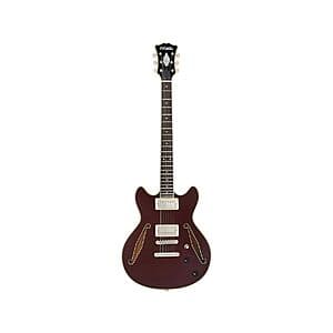 D'Angelico Excel Mini DC Tour Electric Guitar (Solid Wine) $320 + Free Shipping