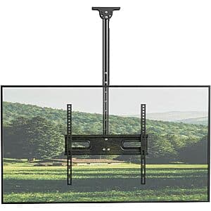 Putilsen Mount 360° Swivel Ceiling TV Mount (for 26" - 65" TVs) $20
