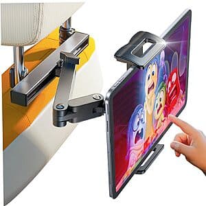 Prime Members: LISEN Backseat Tablet Holder for Car Headrest $10 + Free Shipping