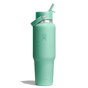 40oz Hydro Flask Insulated Stainless Steel Travel Water Bottle (Mermaid Green) $25