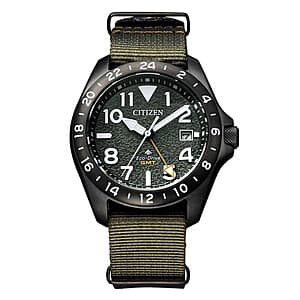 Citizen 39.5mm Promaster Land GMT Eco-Drive Men's Watch (Green Dial) $294 + Free S&H