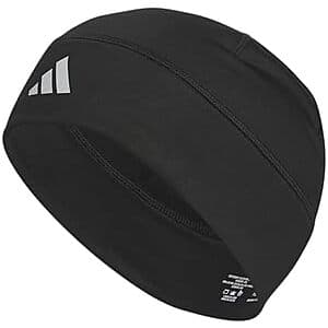 adidas Alphaskin 2 Beanie (Black/Silver Reflective, One Size) $12.60