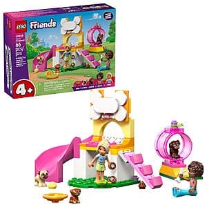 66-pc LEGO Friends Puppy Playground Toy Building Set $8