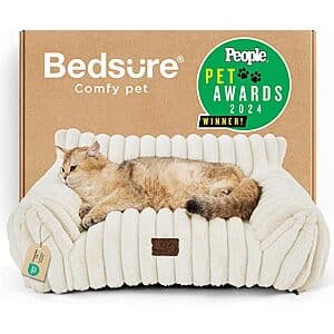 Bedsure ComfyFleece Couch for Pets (Small, 2 Colors) from $21.75